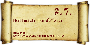 Hellmich Terézia névjegykártya