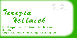 terezia hellmich business card